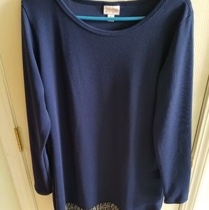 XL NwT Elegant blue and sparkly Debbie LLR